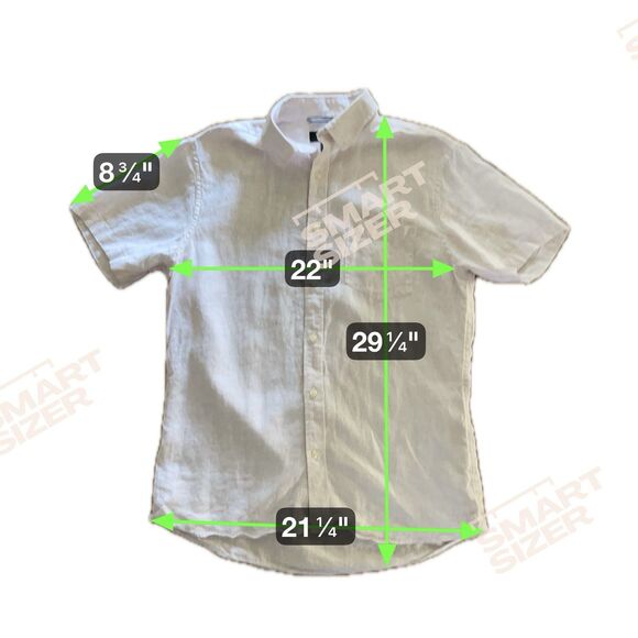 Nordstrom Men’s Light Pink Short Sleeve Button Up Trim Fit 100% Linen Shirt Sz M - Picture 8 of 8